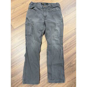 Ariat Rebar M4 Relaxed Straight Pants Mens 32x32 Gray Workwear